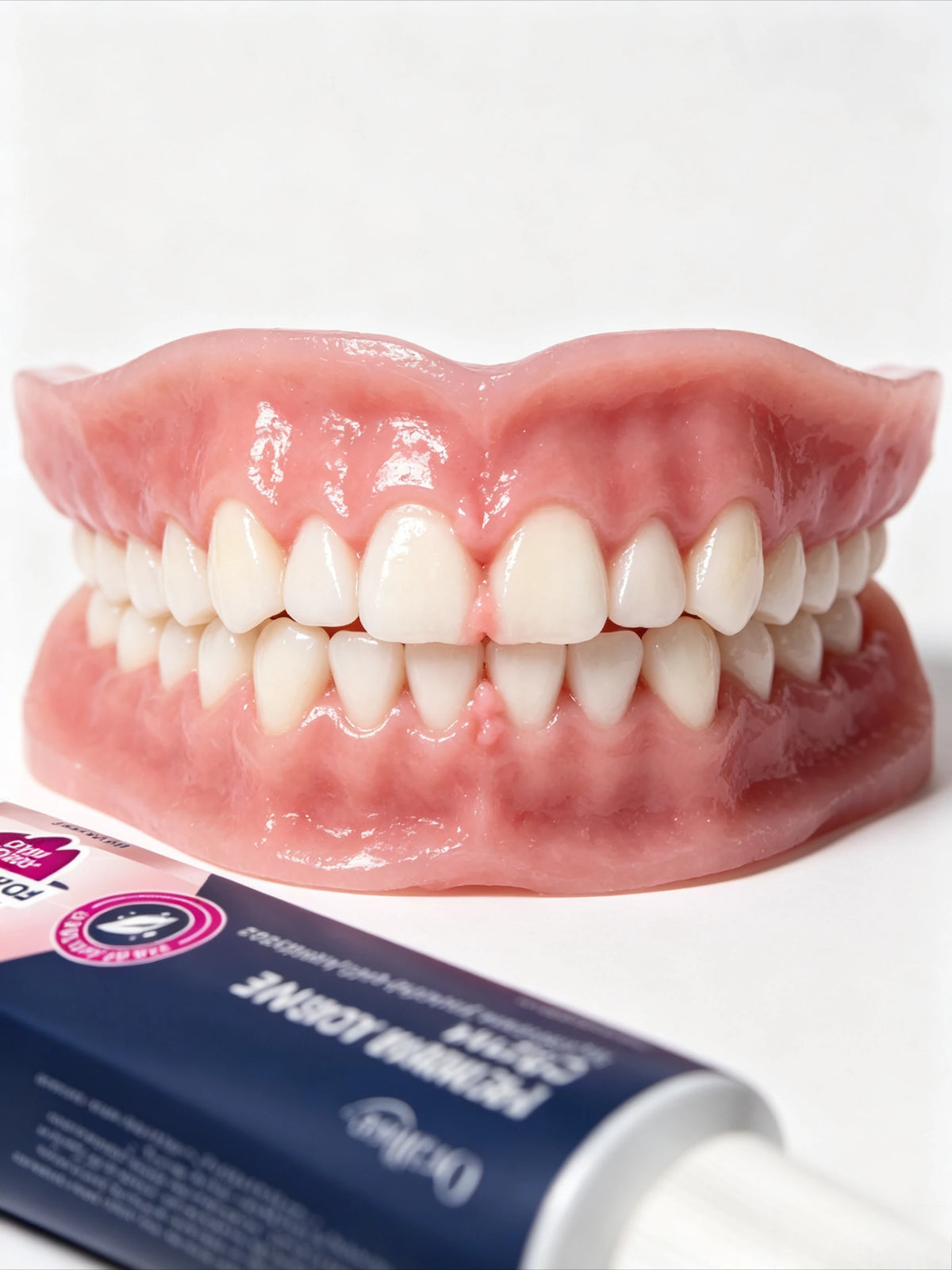 Denture Adhesive Cream Secure Fix Glue for Full Partial Dentures