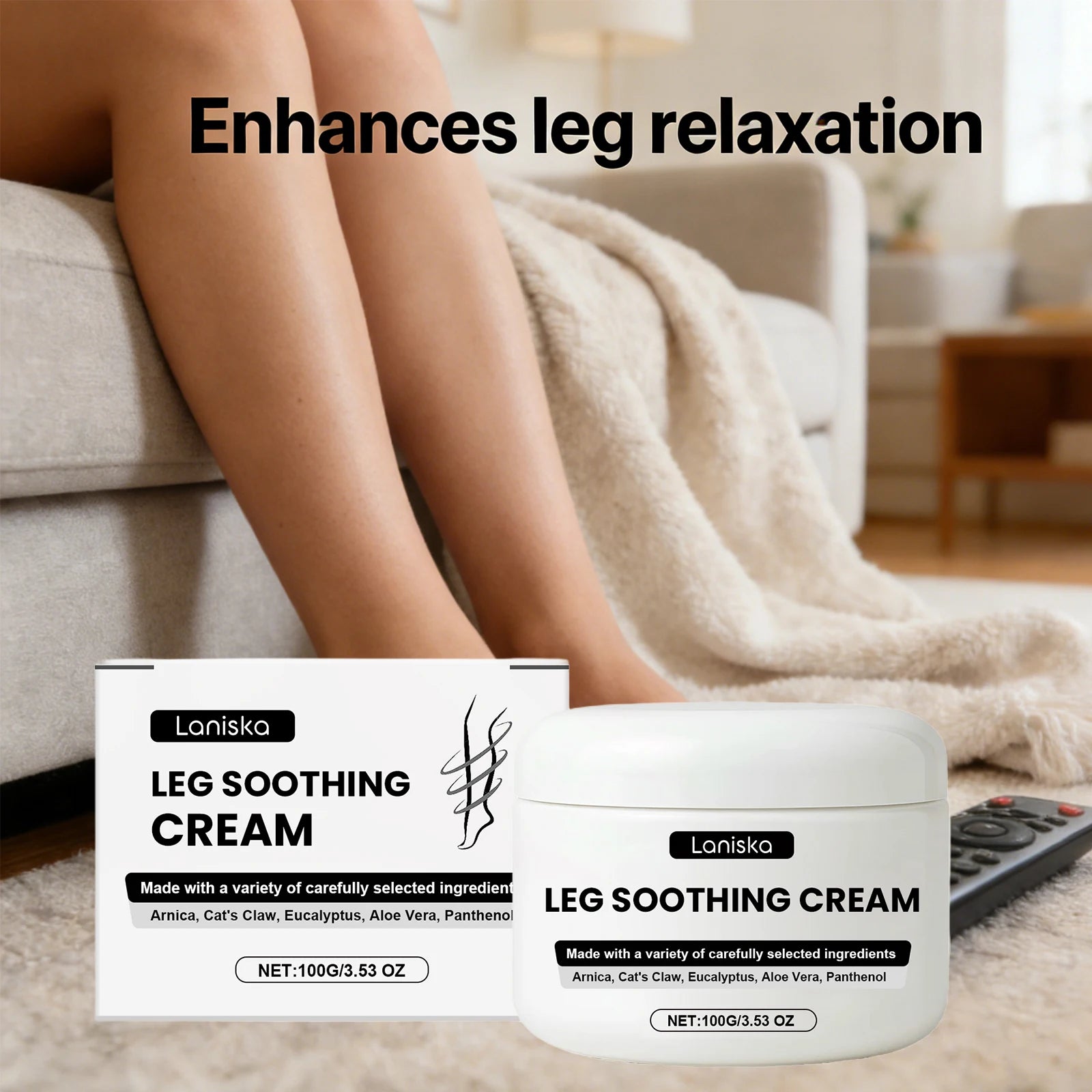Leg Soothing Cream Moisturizing Muscle Relief Massage Cream - 5