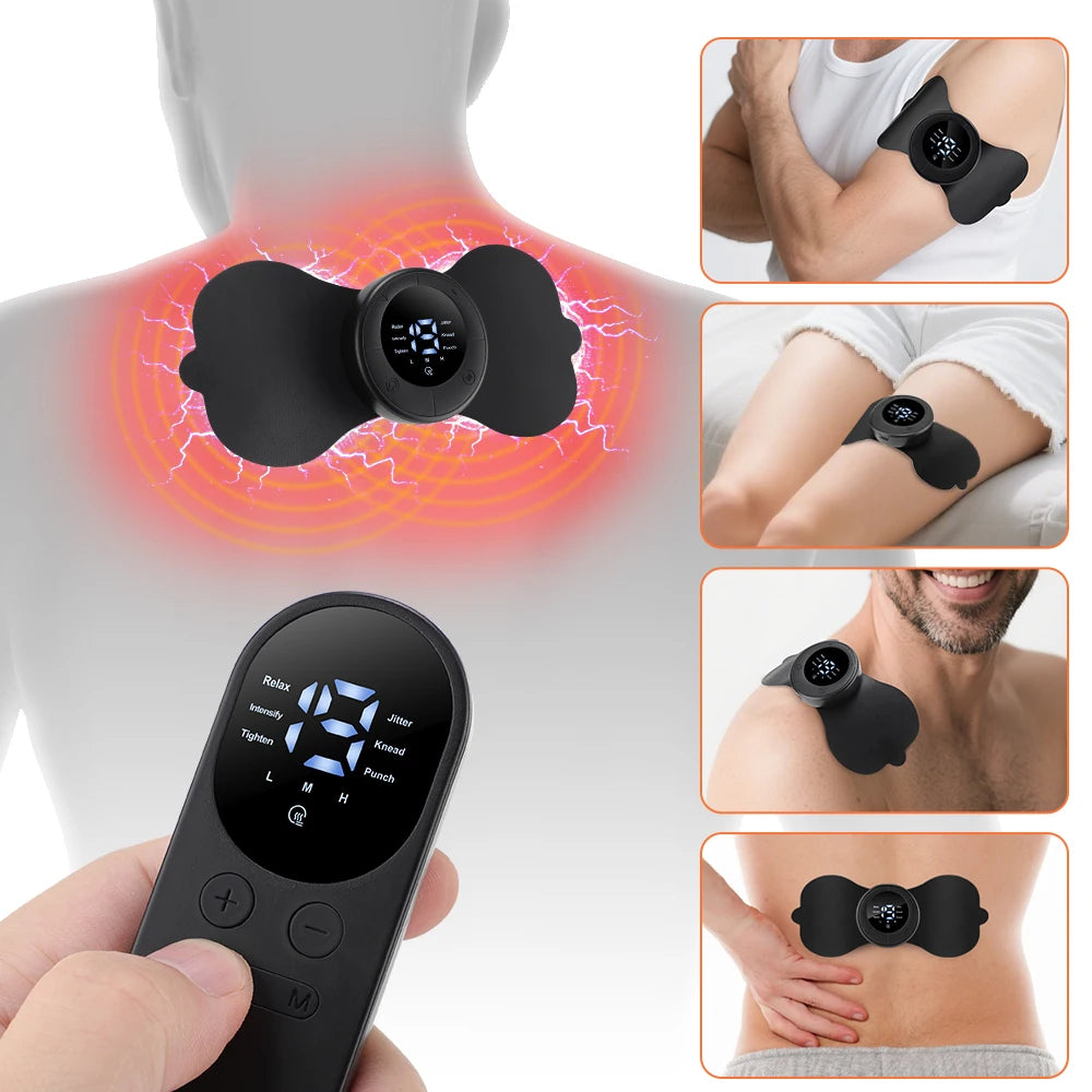 Smart Electric Neck Massager Portable Cervical Massage Patch Tool - 19