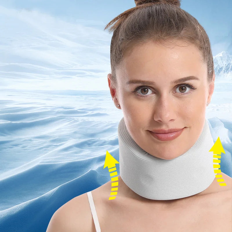 Memory Foam Neck Brace Cervical Support Collar for Pain Relief - 12