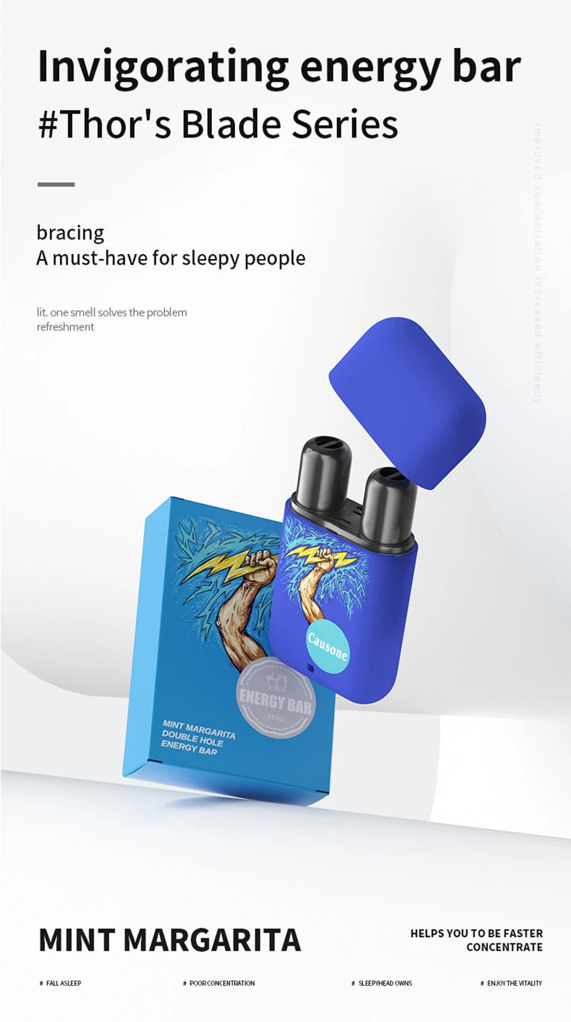 Double Hole Nasal Inhaler Energy Stick Aromatherapy Bar