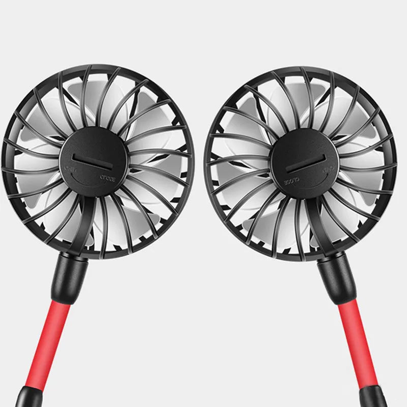 Portable Neck Fan Rechargeable Hands Free Personal Cooling Fan 3 Speed - 13