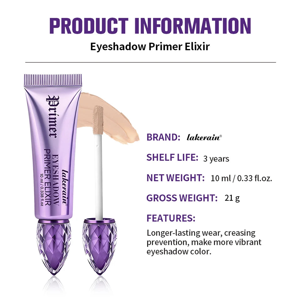 Eyeshadow Primer Base Waterproof Crease Prevention Makeup Elixir