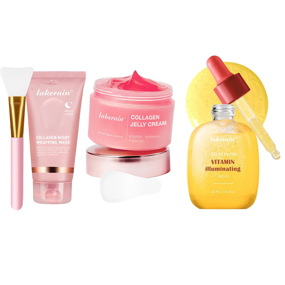 Collagen Jelly Cream Peel-Off Overnight Mask Hydrating Firming Skincare