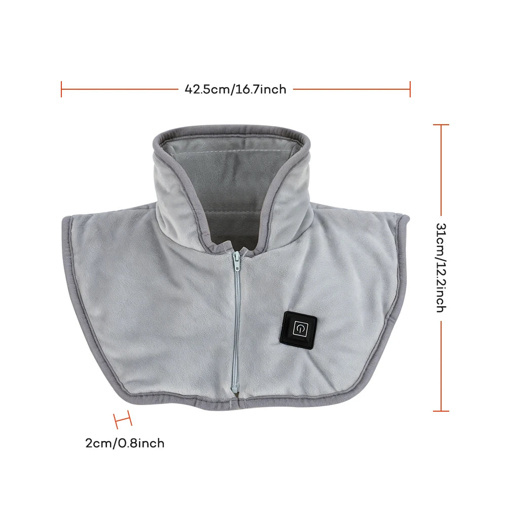 USB Heated Shoulder Wrap Electric Warm Shawl for Neck and Back - 19
