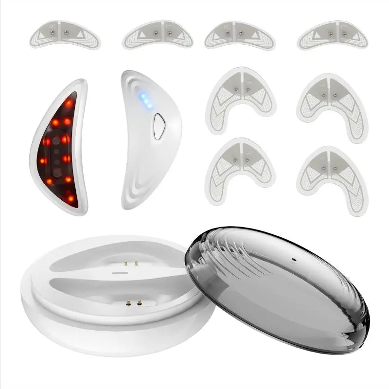 Red Light Microcurrent Under Eye Massager Dark Circles Device