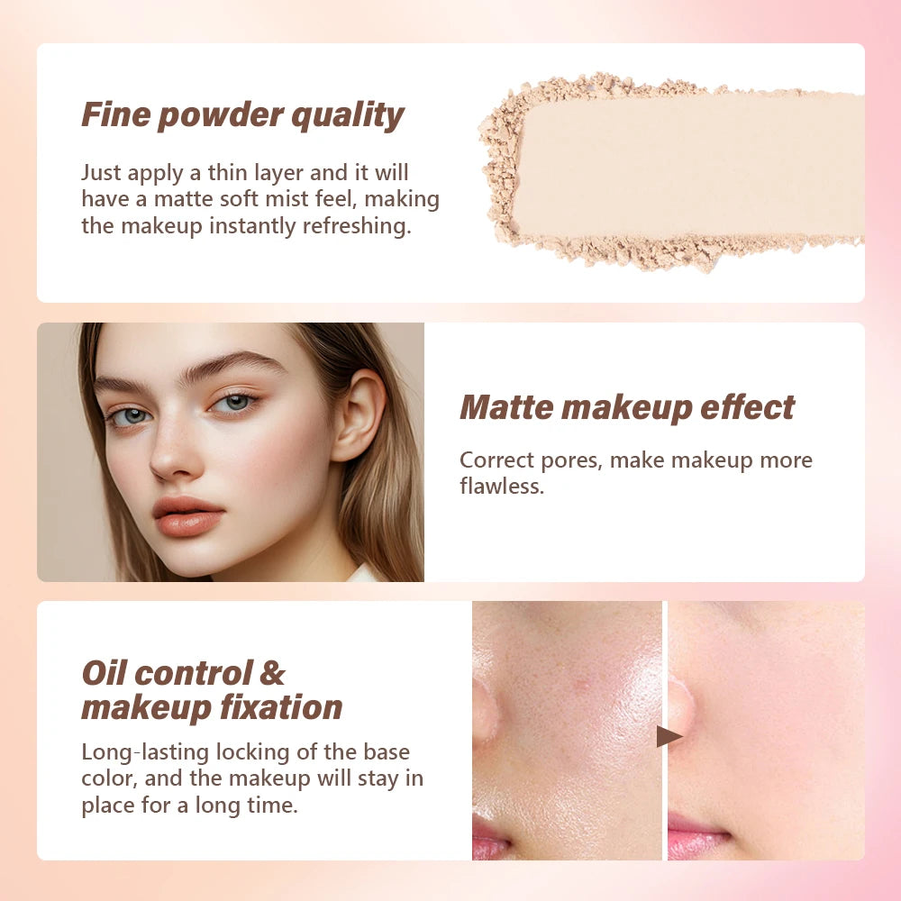 Matte Translucent Loose Setting Powder Oil Control Makeup - 5
