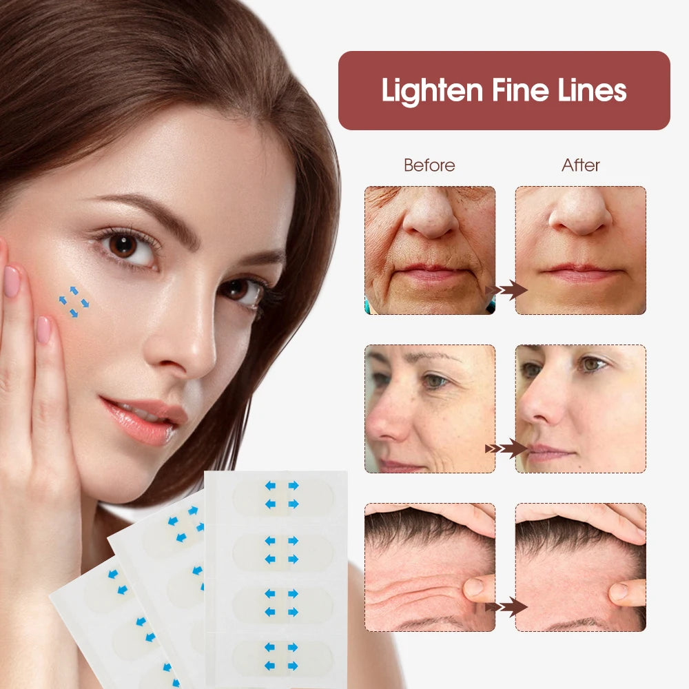 Invisible V Face Lifting Tapes Wrinkle Removal Stickers - 3
