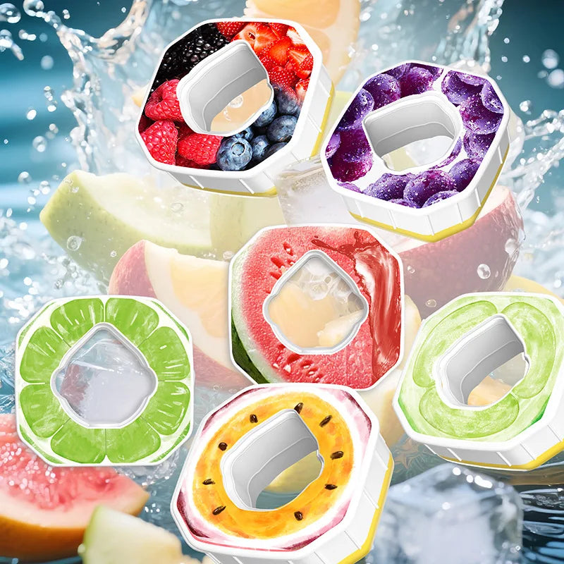 1000ml Fruit Flavored Water Bottle Gradient Sport Hydration Jug - 11