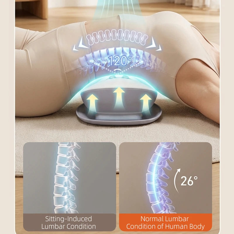 Electric Lumbar Traction Device Wireless Back Stretcher Massager - 3