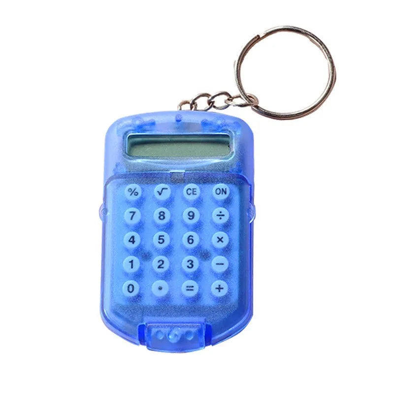 Mini Calculator Keychain Portable 8 Digit Pocket Calculator for Students