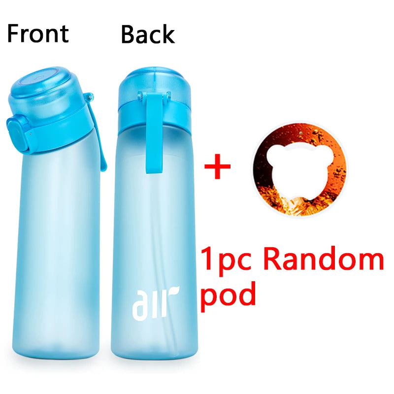 800ml Scented Water Bottle Portable Flavor Pod Sports Hydration Cup - 18