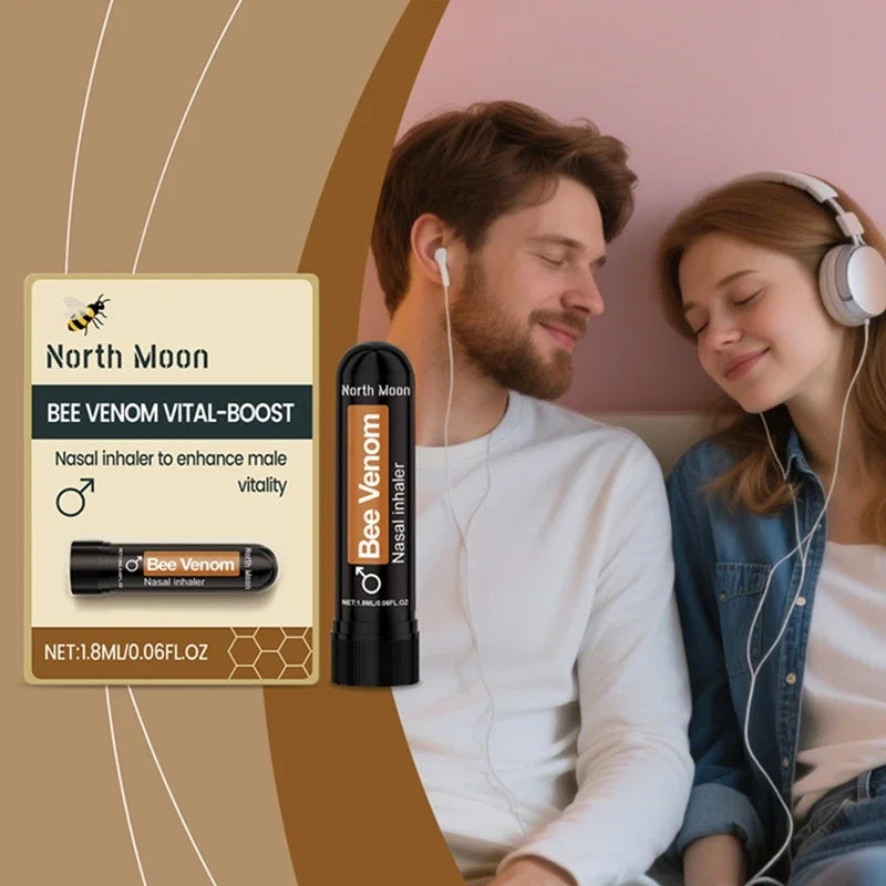 Mens Bee Venom Nasal Sniffing Stick Vital Boost Inhaler Care