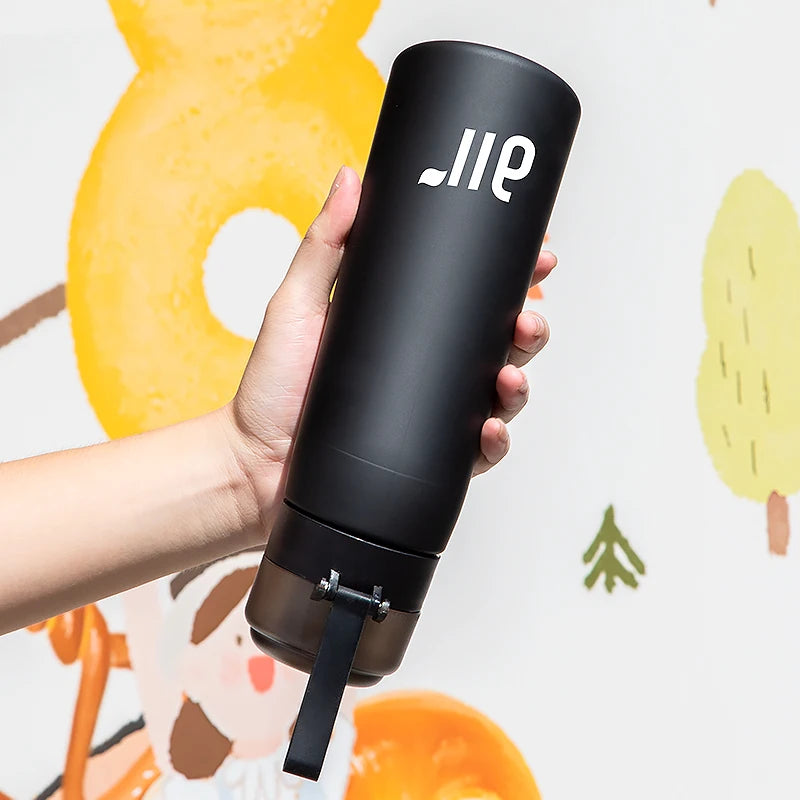 800ml Scented Water Bottle Portable Flavor Pod Sports Hydration Cup - 12
