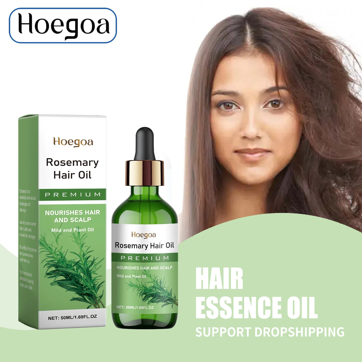 Rosemary Hair Growth Oil Scalp Treatment & Hair Loss Serum