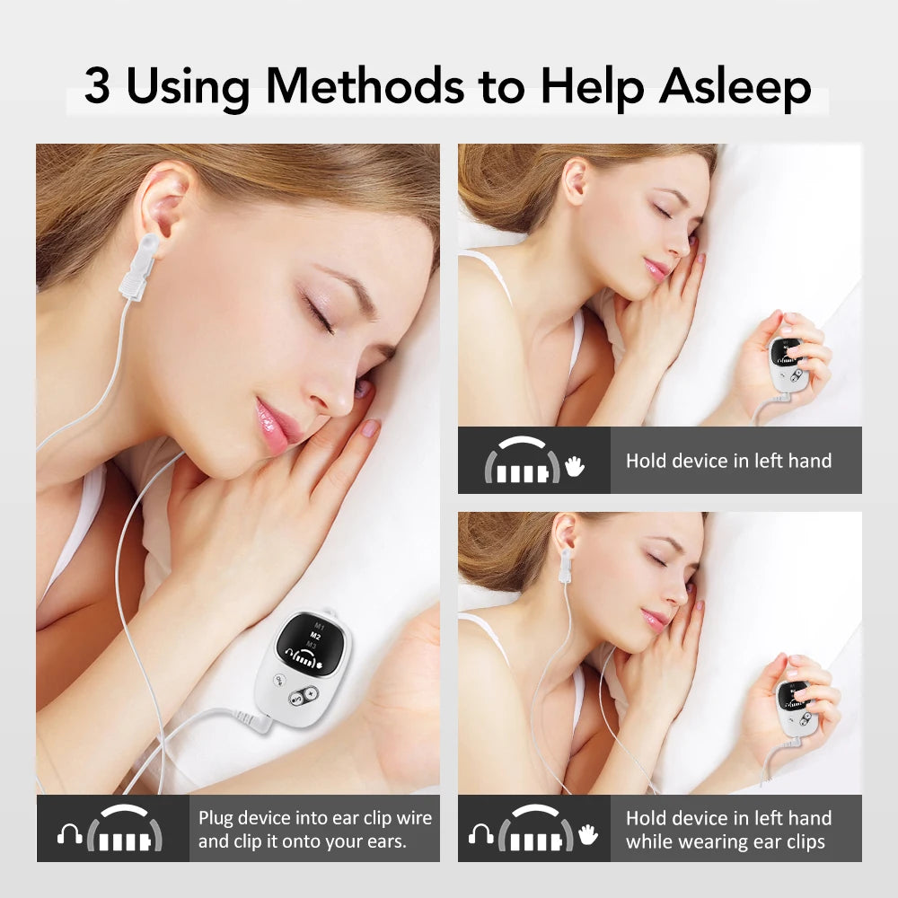 Handheld CES Sleep Aid Device Insomnia Relief Palm Massager - 5