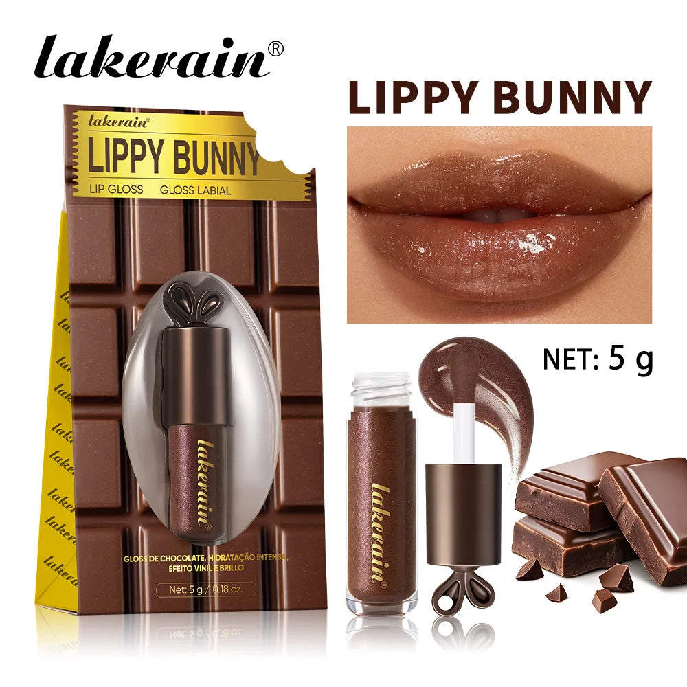 Honey Chocolate Lip Gloss Set Moisturizing Lip Oil Plumper - 34