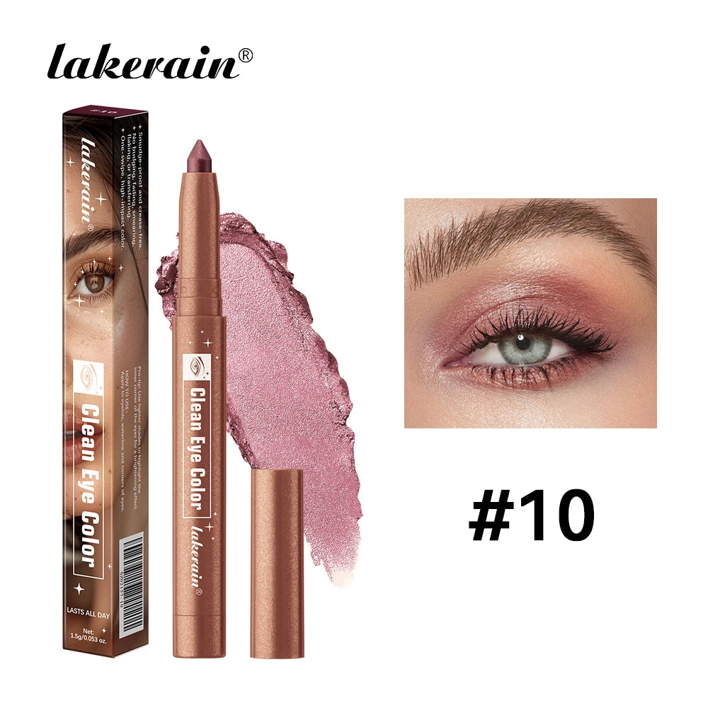 Smudge Proof Eyeshadow Stick Long Lasting Shimmer Matte Pencil Crayon - 25