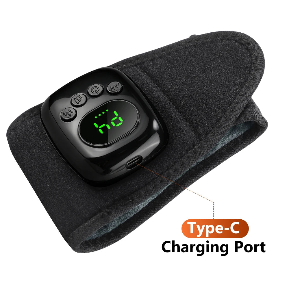Cordless Heated Wrist Massager Air Compression Hand Wrap - 16
