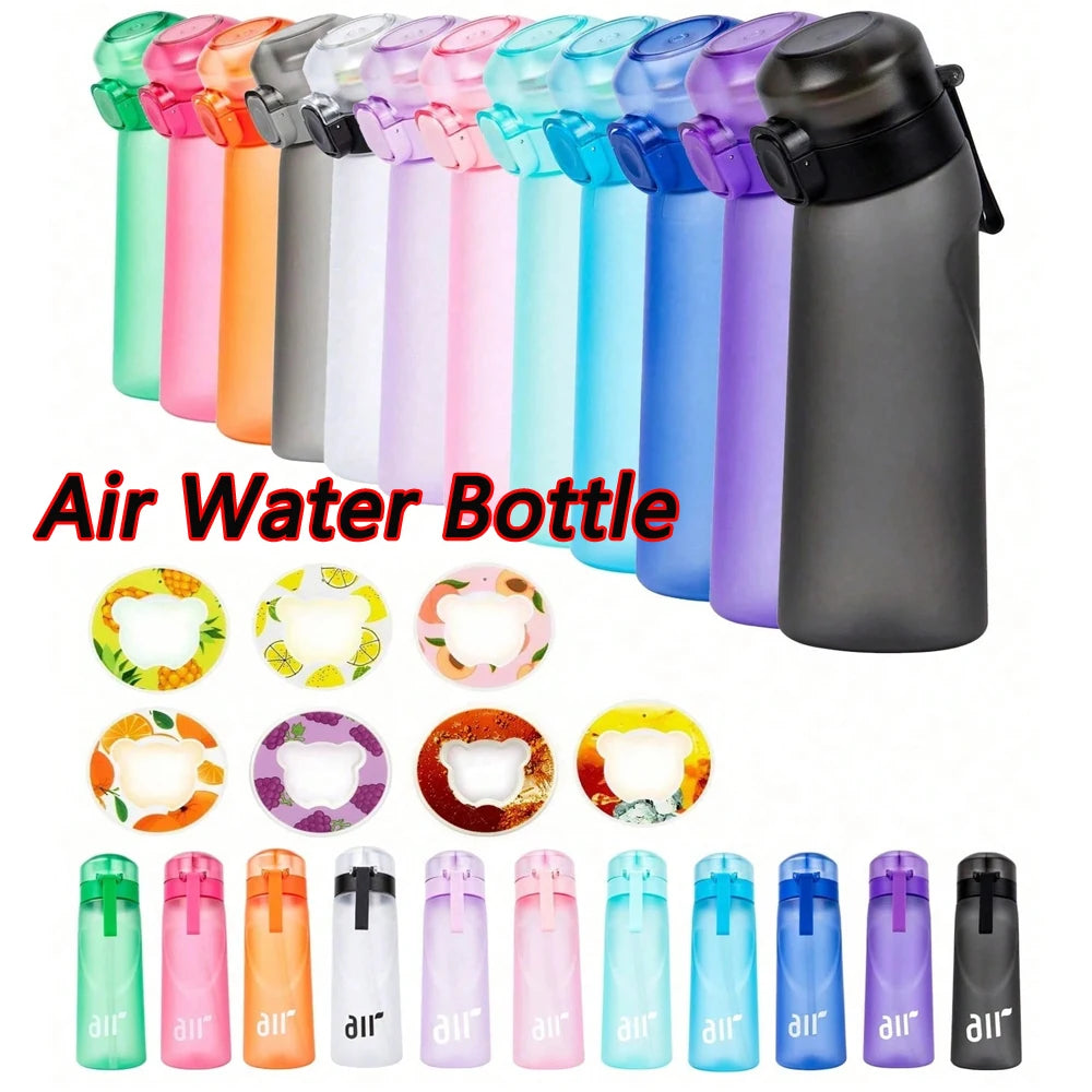 Scented Air Water Bottle with Flavor Pods for Sports and Hydration - 1