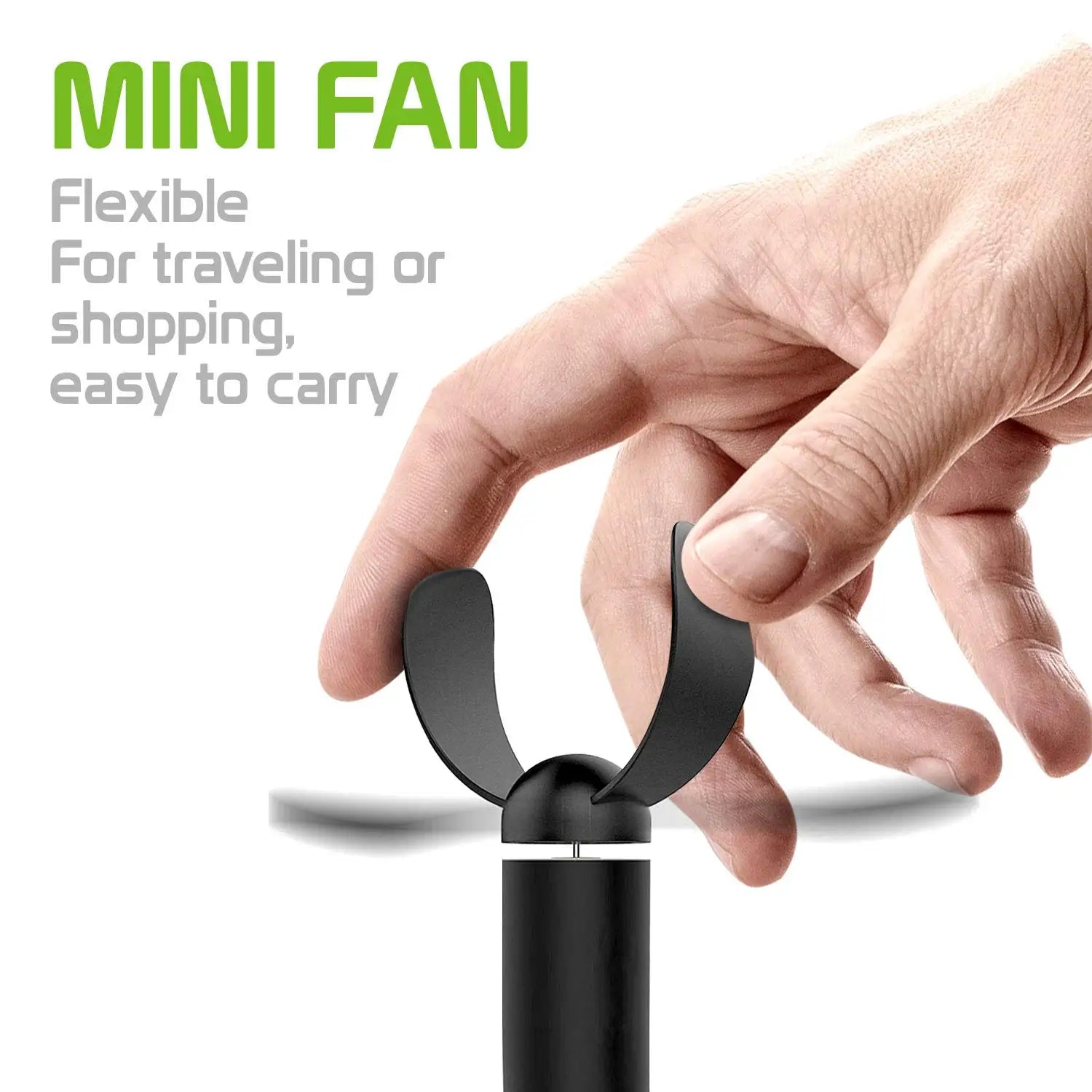 Portable Mini USB Fan Flexible Cooling Gadget for Laptop and Power Bank - 6