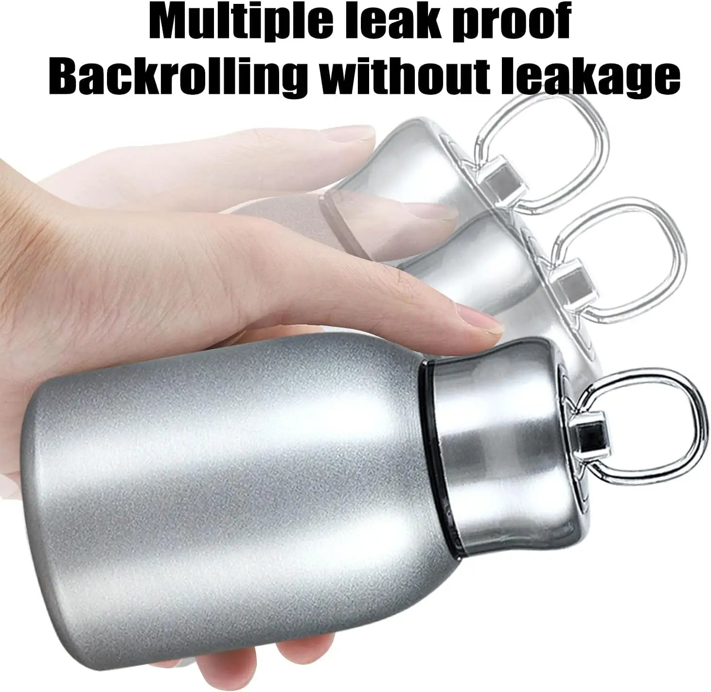 Mini Stainless Steel Vacuum Insulated Water Bottle Travel Coffee Flask - 3