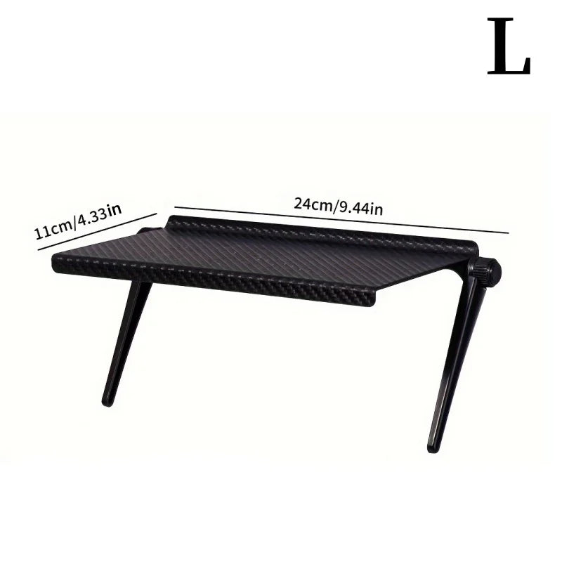 Adjustable TV Screen Top Shelf Monitor Storage Rack Organizer Stand
