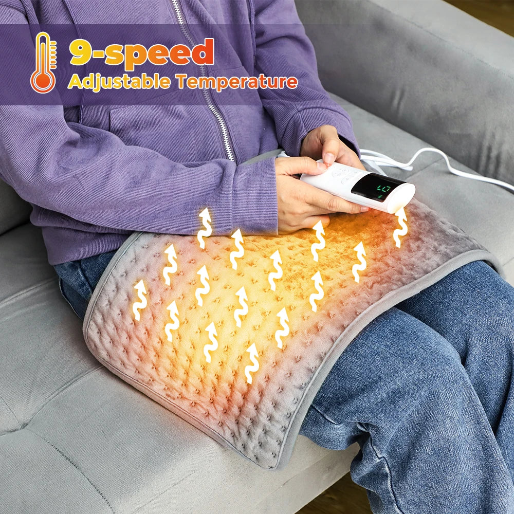 Electric Heating Pad 9 Gear Adjustable Temperature Warm Mat - 10