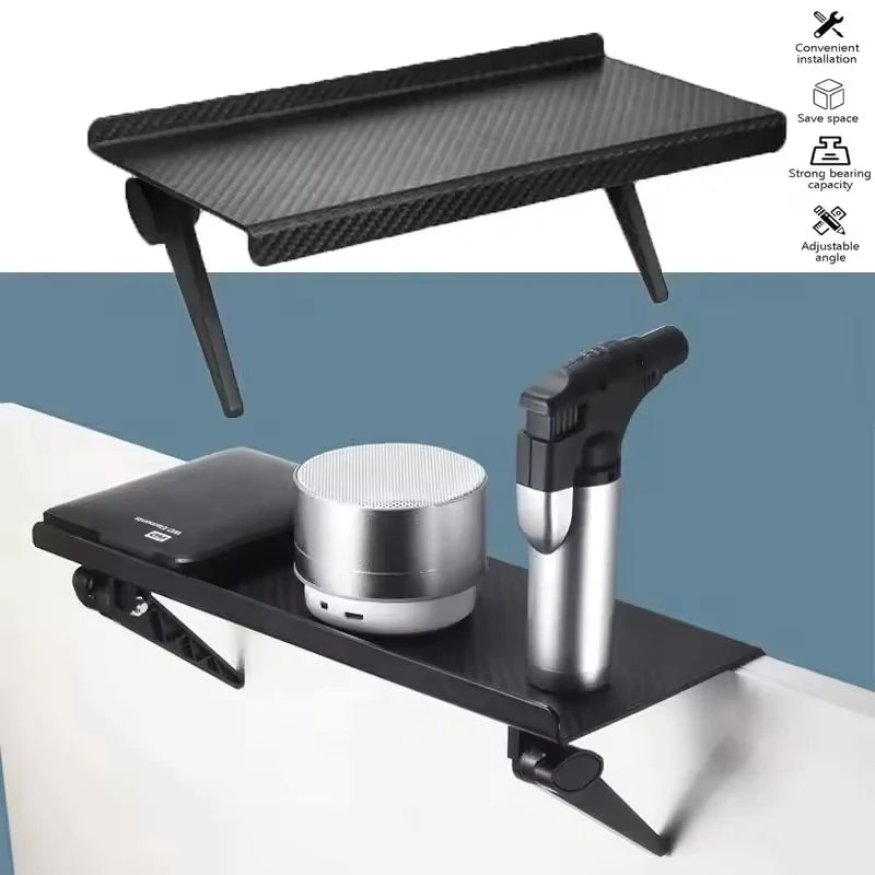 Adjustable TV Screen Top Shelf Monitor Storage Rack Organizer Stand - 2