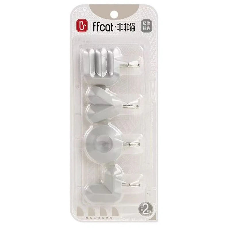 LOVE Letter Adhesive Wall Hooks Decorative No Punch Door Hangers - 14