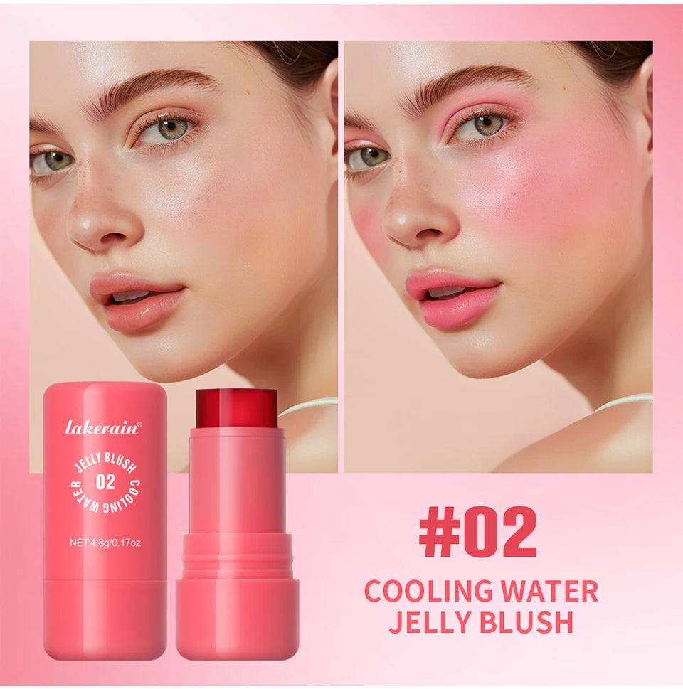 3 in 1 Jelly Tint Stick Hydrating Blush and Lip Tint - 11