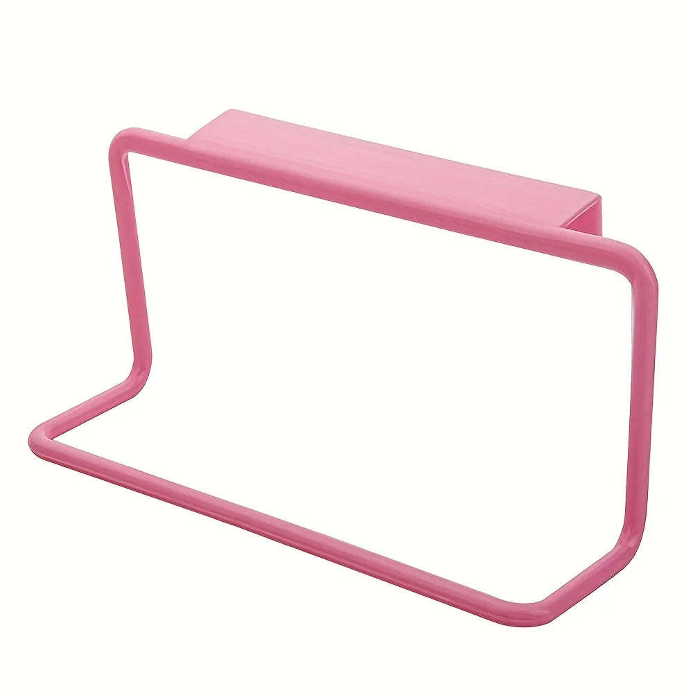 Over Cabinet Towel Rack No Drill Kitchen Rag Holder Storage Organizer - 9