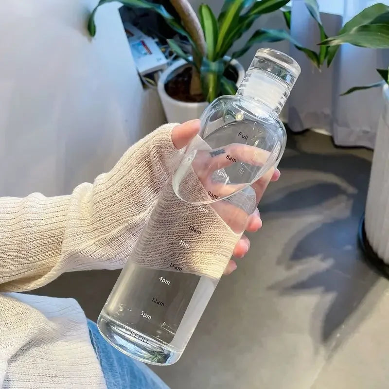 700ml Time Marker Water Bottle Leakproof Fitness Hydration Flask - 16