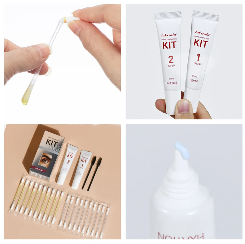 Lakerain Brow Lamination Kit Semi-Permanent Eyebrow Lift Set - 18