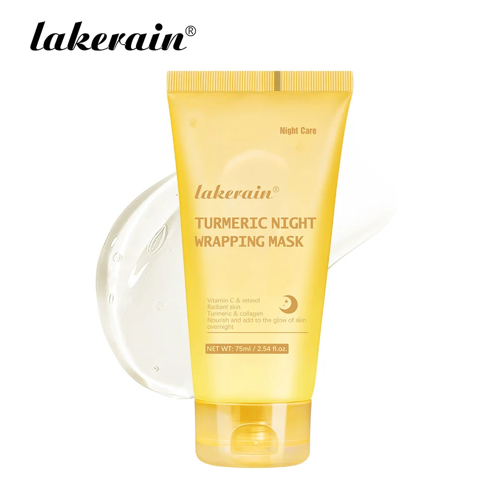 Glow Overnight Wrapping Mask Duo Collagen Turmeric Skincare Combo