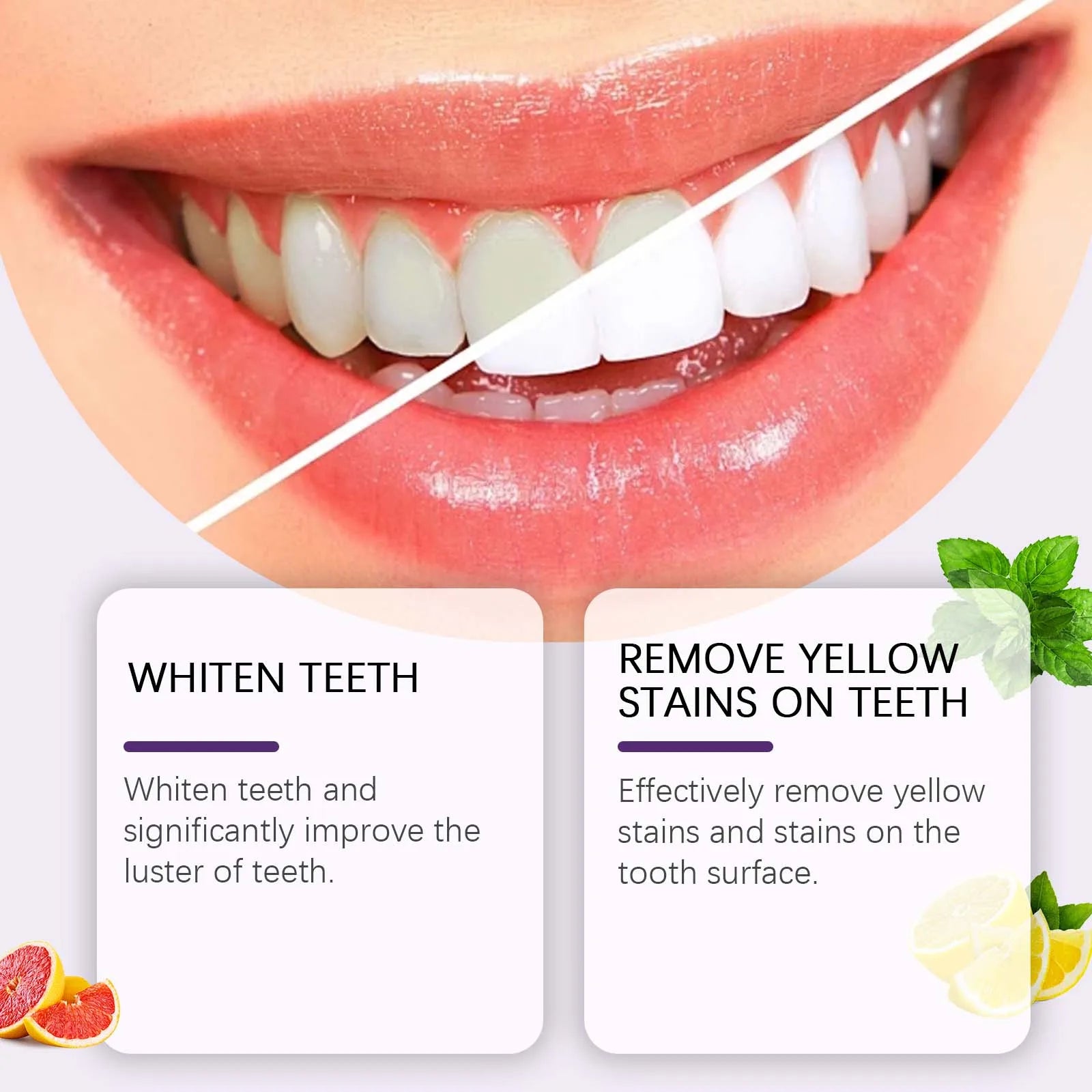 Oralhoe Whitening Toothpaste Stain Removal Plaque Enamel Repair - 8