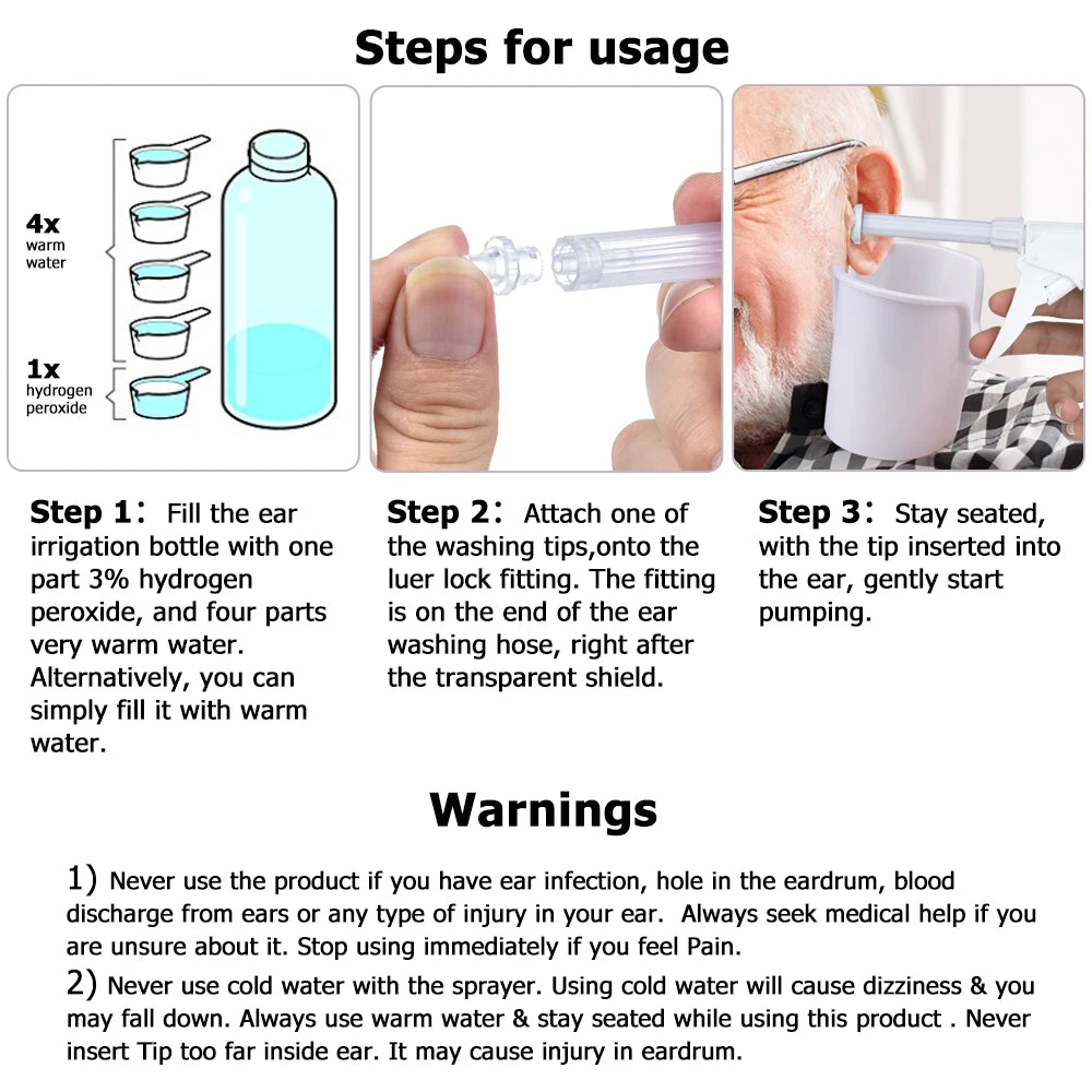 Electric Ear Water Cleaner Earwax Removal Irrigation System - 25