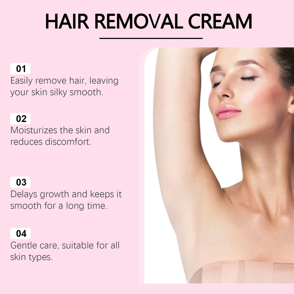 Body Hair Removal Cream Intimate Depilatory Shaving Care Oil