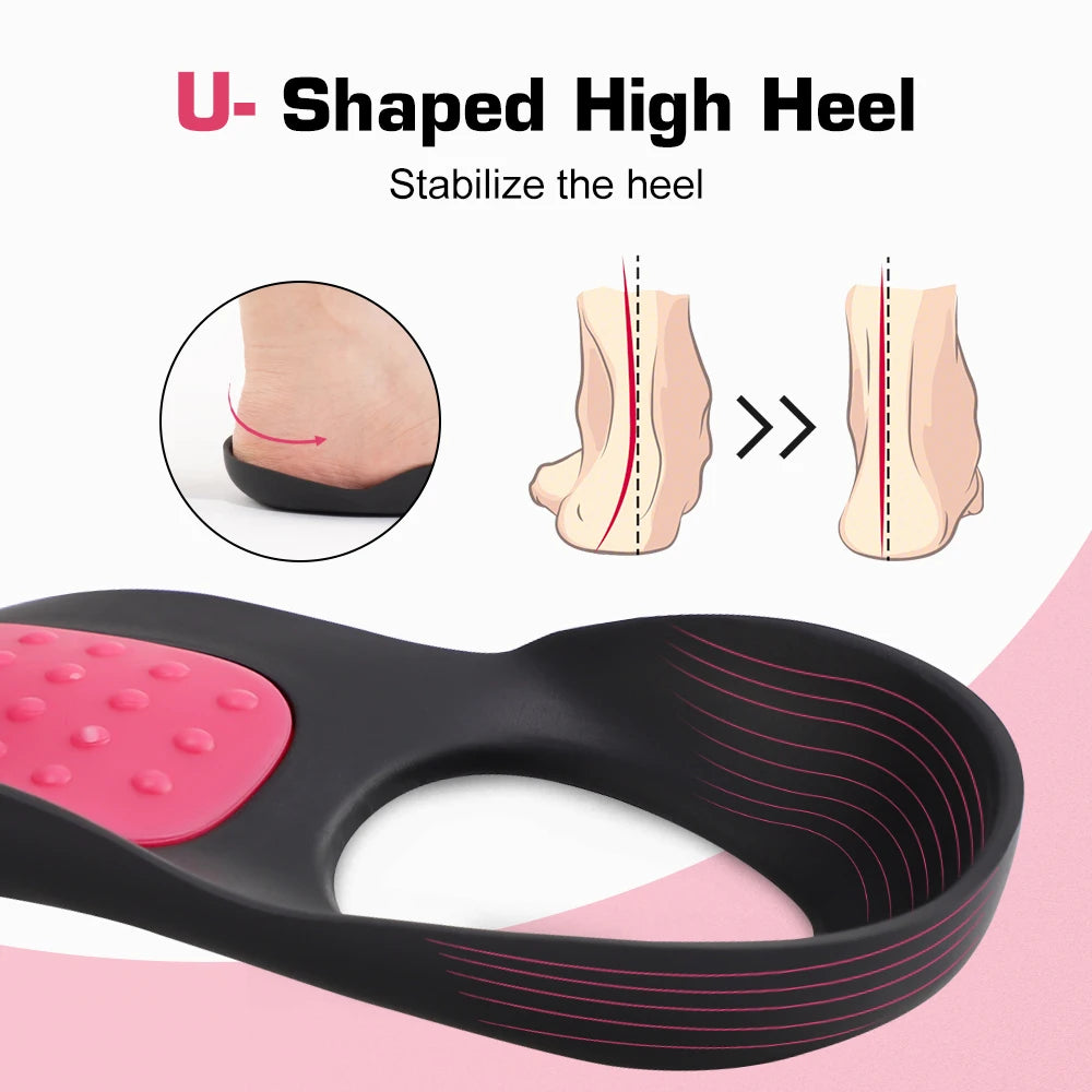 TPE Arch Support Insoles Flat Feet Corrective Shoe Inserts