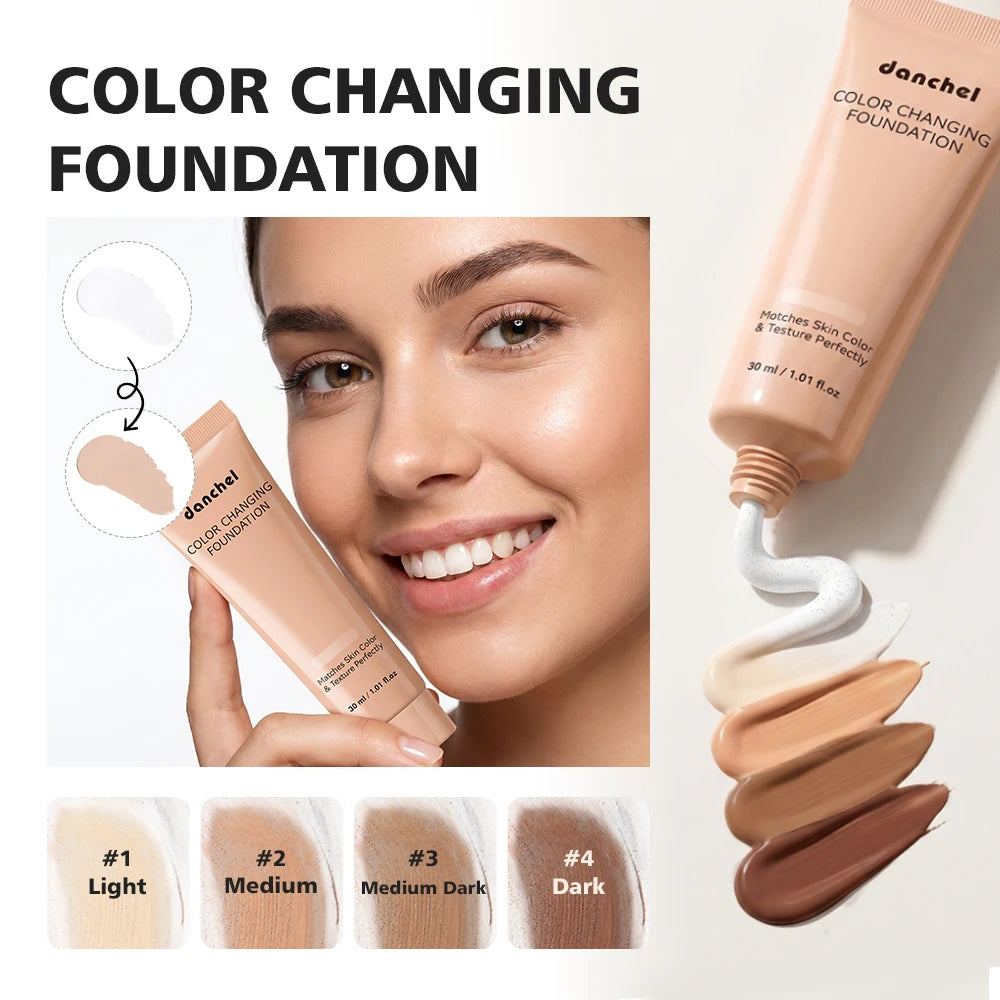 Color Changing Liquid Foundation & Skin Tone Adapting Concealer
