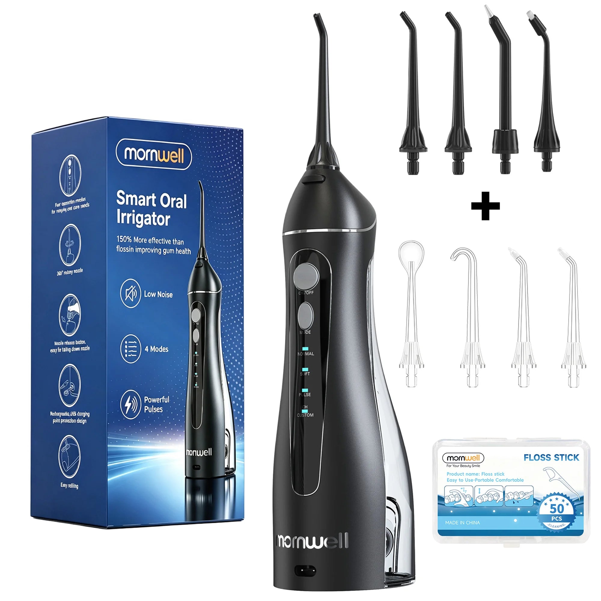 Cordless Water Flosser Dental Oral Irrigator Teeth Cleaner F18 - 14