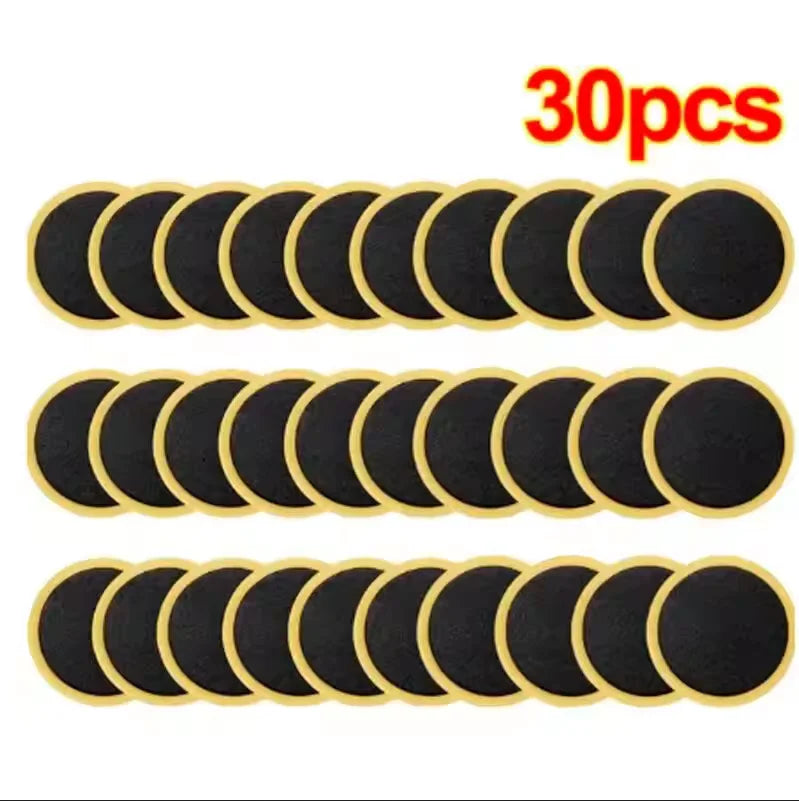 Bicycle Tire Patches Glue-free Bike Inner Tube Repair Kit 10-100pcs - 10