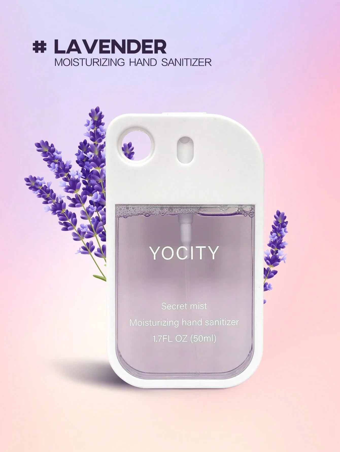 YOCITY 50ml Portable Air Freshener and Hand Sanitizer Spray Mist - 10