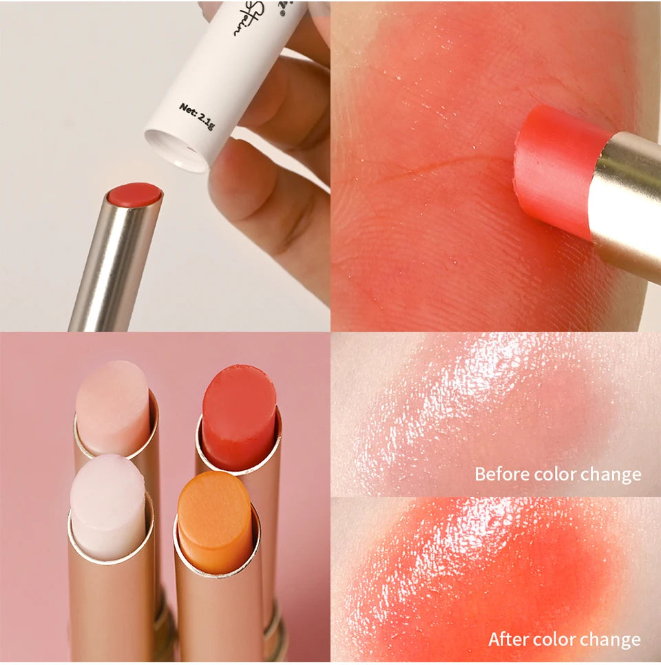 pH Activated Lip And Cheek Stain Natural Color Change Hydrating Tint - 17