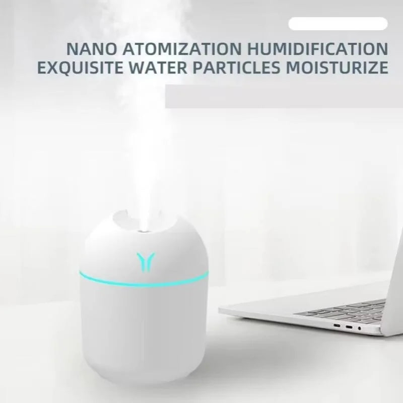 250ml Mini USB Humidifier Aroma Essential Oil Diffuser Mute Mist Maker - 5