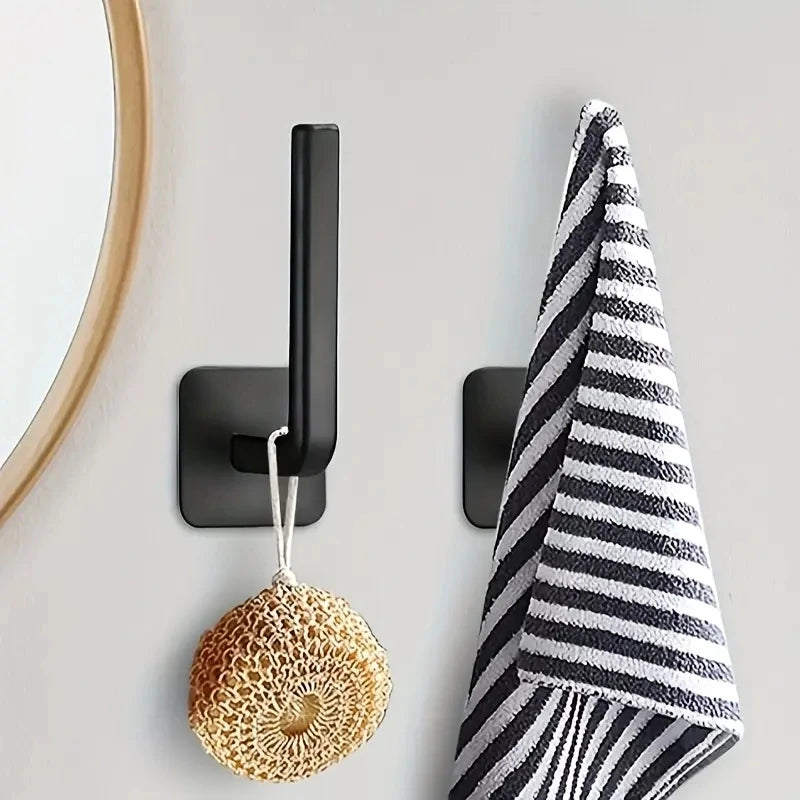 Adhesive Hat Rack Wall Hooks No Punching Cap Organizer Hanger 4 Pack - 10