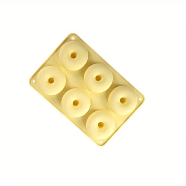 Silicone Donut Mold 6 Cavity Nonstick Baking Pan for Cakes and Pastries