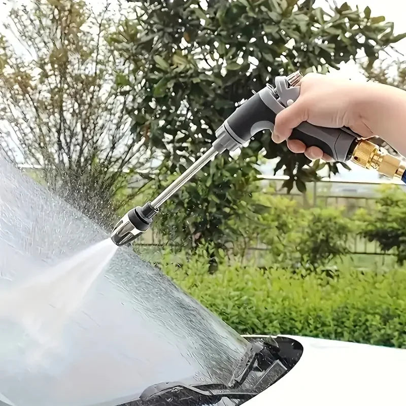 Portable High Pressure Car Wash Spray Gun Long Wand Cleaning Tool - 1