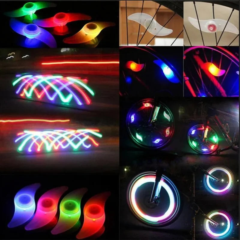 LED Bike Wheel Spoke Lights Waterproof Bicycle Safety Warning Lamp
