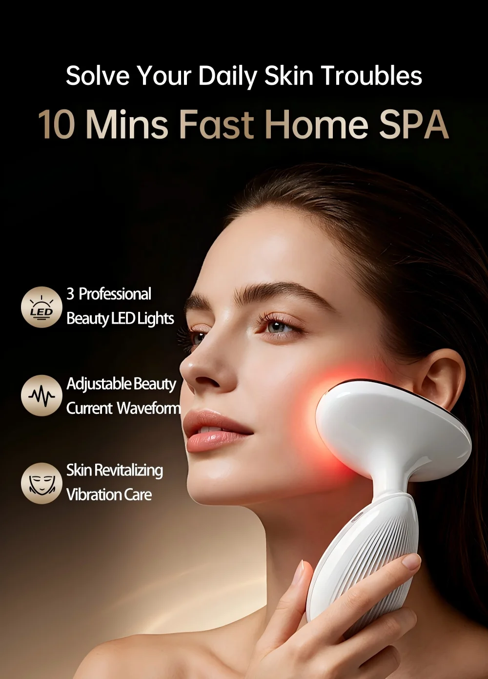 LED Facial Sculpting Tool Skin Tightening & Body Contouring Device